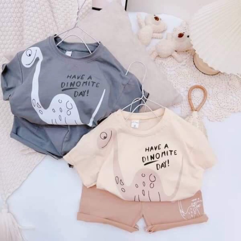 [ XẢ HÀNG] Quần áo bé trai hình KL siêu dễ thương chất cotton QC 4C cho bé