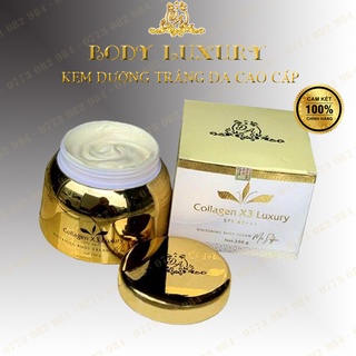 Kem Body Collagen X3 Luxury Đông Anh 250gr [Hàng Công Ty] Dưỡng Da Trắng Sáng, Mềm Mịn, Thơm Hương Lâu - Mẫu Mới Nhất