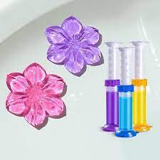 Gel thơm khử trùng bồn cầu - gel khử mùi bồn cầu dạng thạch hình bông hoa với 6 mùi hương
