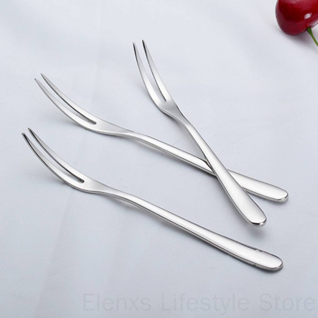 Nĩa Ăn Trái Cây Bằng Thép Không Gỉ