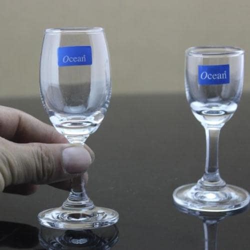 [Đại lý ocean] Bộ 6 ly rượu vang nhỏ thủy tinh Ocean thái lan có chân uống rượu tây champagne 60ml đẹp cao cấp
