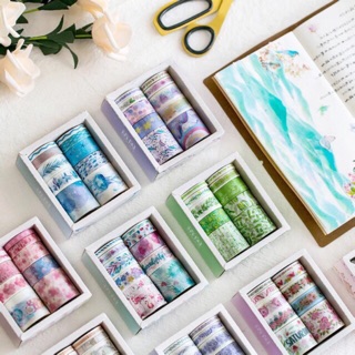 Hộp 10 cuộn washi tape