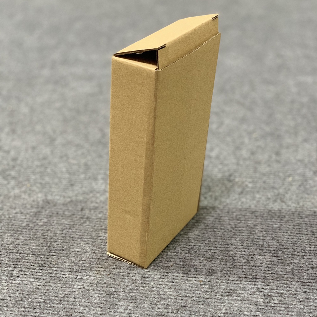 10x4x18 Combo 100 Hộp Carton Đóng Hàng Hộp Ship COD 3 Lớp sóng E Mặt Nâu