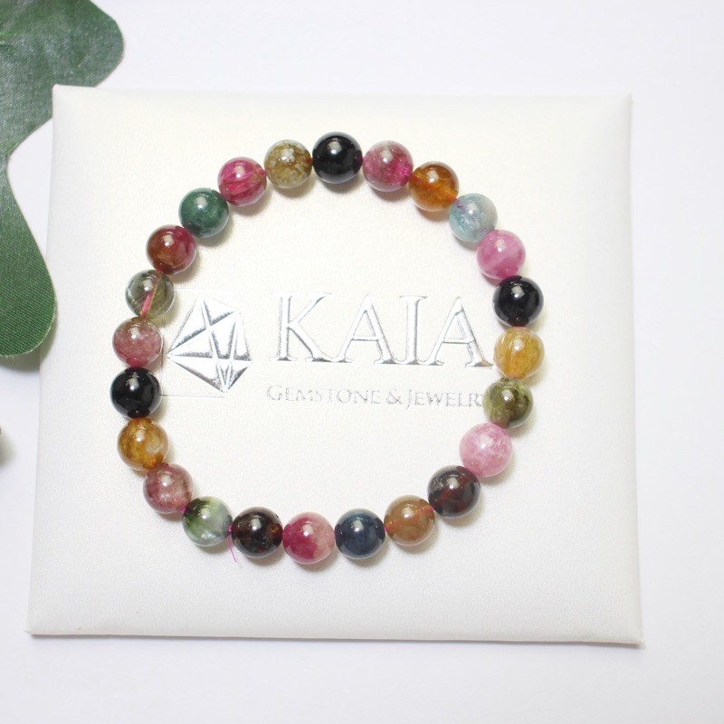 Vòng tay phong thuỷ Tourmaline 7 li VIP - KAIA