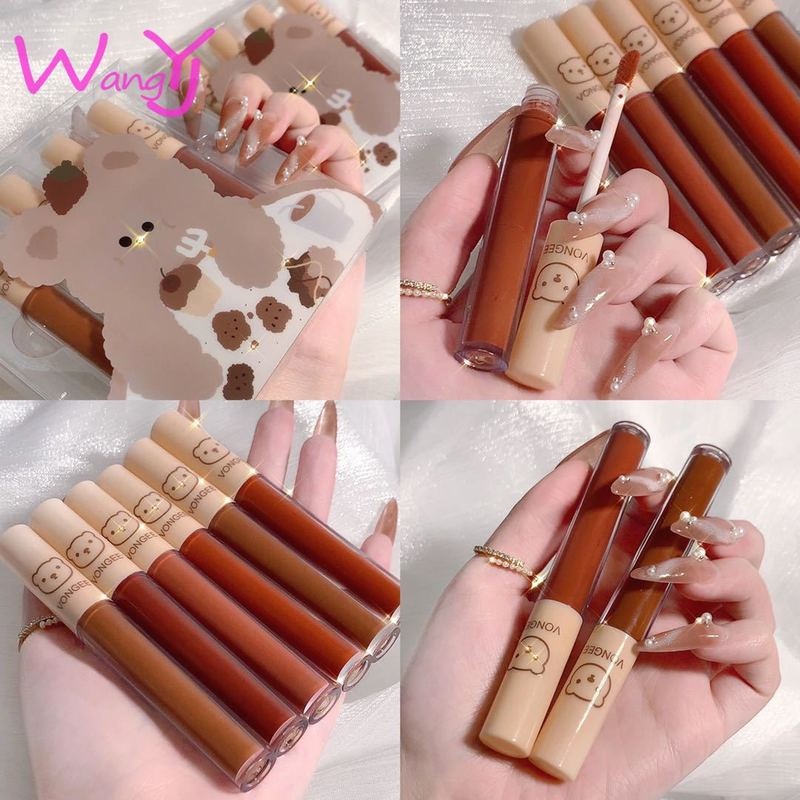 Bộ 4 Son Lì Von Gee Chất Son Mịn Như Nhung Không Dính Cốc
