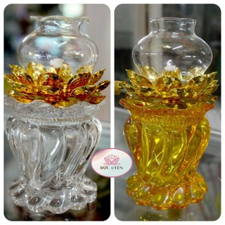 Đèn dầu cát tường thủy tinh(cao15cm)