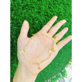 lắc chân nữ vàng 6k