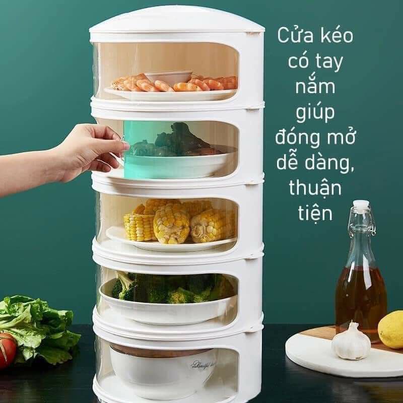 LỒNG BÀN GIỮ NHIỆT ĐA NĂNG 5 TẦNG