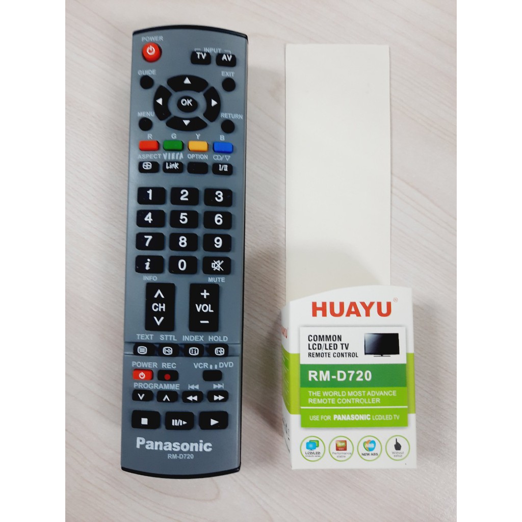 Remote Điều khiển TV Panasonic đa năng các dòng tivi Panasonic LCD/LED/Smart TV- Hàng tốt tương thích 100%Tặng kèm Pin