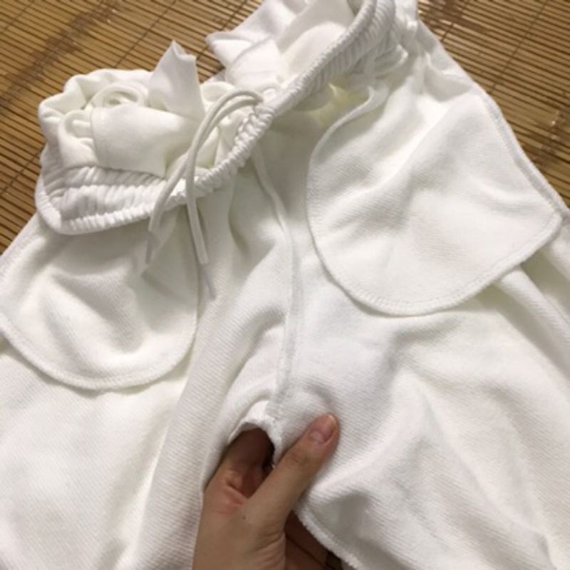 Pass/Thanh lý new Quần Jogger nỉ Trắng