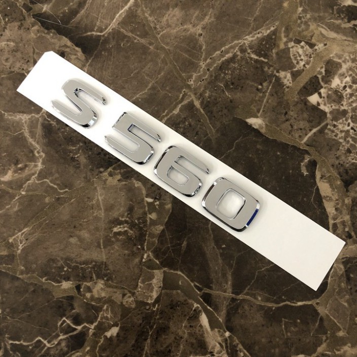 Sản Phẩm Decal tem chữ S560 dán đuôi xe ô tô Maybach .