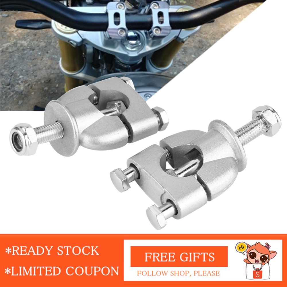 Set 2 kẹp ghi đông 22mm cho xe máy