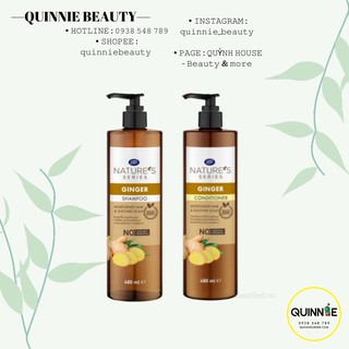 Dầu gội xả gừng size 499ml cực lành tính