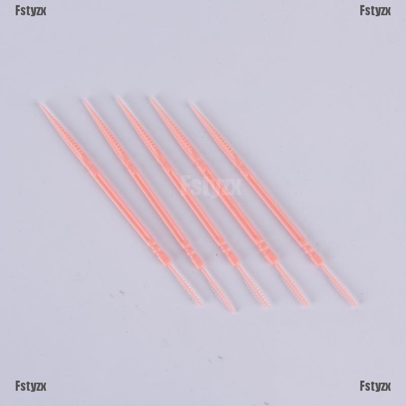 Set 100 Bàn Chải Nhựa 2 Chiều Vệ Sinh Răng Miệng