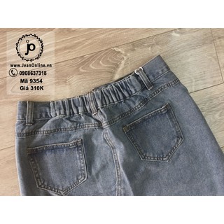 Bigsize Nữ - Váy jean nút lệch (MS: 9354)