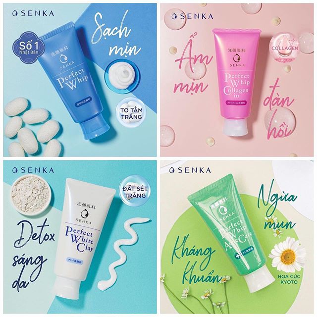 Sữa Rửa Mặt Shiseido Senka Perfect Whip 120g | BigBuy360 - bigbuy360.vn