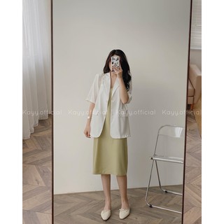 Khoác vest blazer basic