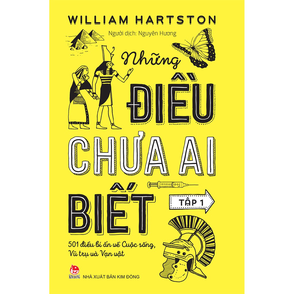 Sách - (Bộ 2 cuốn) Những điều chưa ai biết: 501 điều bí ẩn về cuộc sống, vũ trụ và vạn vật  - NXB Kim Đồng