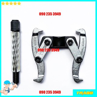 Cảo 2 chấu lực cảo 2000kg - 5000kg tháo lắp vòng bi bạc đạn Total Ingco thép Crv cứng chắc chịu nhiệt 1234