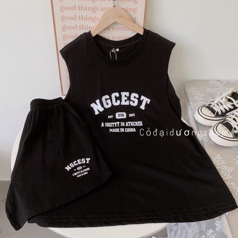 Bộ Tanktop  [FREESHIP]🍁 Set thụng ba lỗ cotton siêu xinh 🍁 | BigBuy360 - bigbuy360.vn