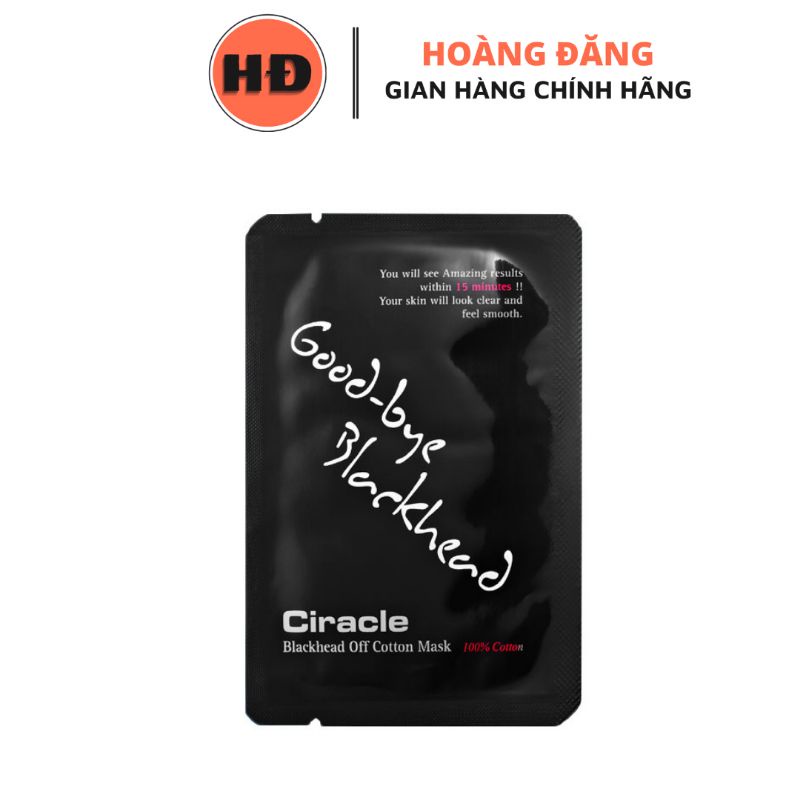 CIRACLE - (20 Miếng) Hộp miếng dán đẩy mụn đầu đen Goodbye