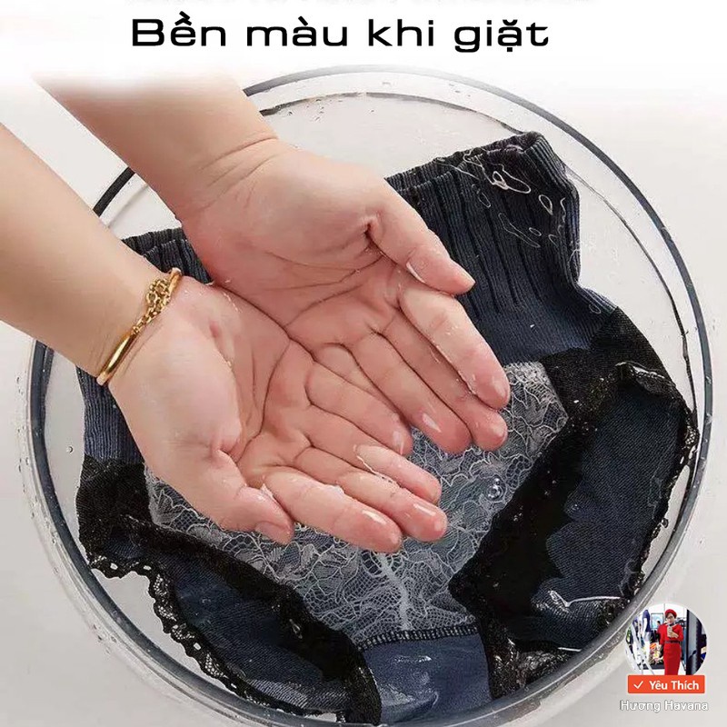 Quần lót nữ cạp cao gân tăm pha ren - bigsize - quần chip ren nữ hoàng FLQ69 | BigBuy360 - bigbuy360.vn