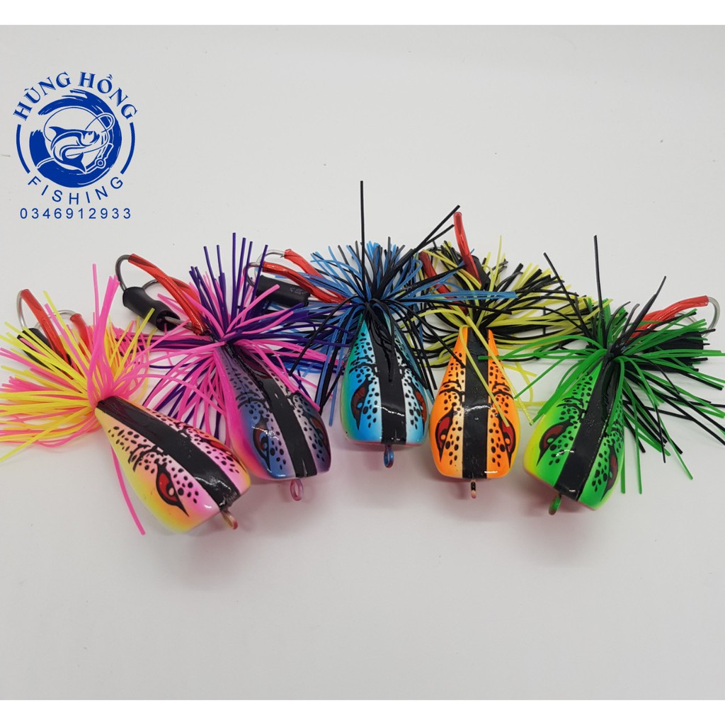 Mồi Câu Lure Cá Lóc Jump Frog Pass Chuyên Đồ Câu Lure_Nhái Nhảy Câu Câu Lure 3D _Hàng Chính Hãng-Lure _30