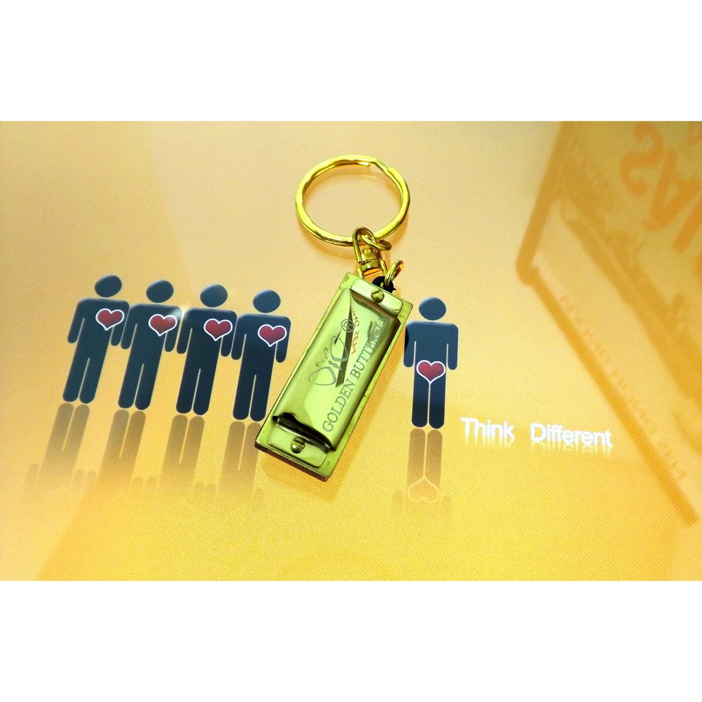 Kèn harmonica mini Golden Butterfly 5 lỗ Có Clip Thực Tế