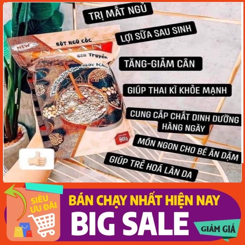 NGŨ CỐC NAVAN LỢI SỮA TĂNG CÂN GIẢM CÂN 7 VỊ ĐẬU CHÍNH HÃNG