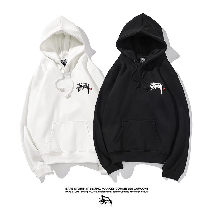 [ Mã 12FASHIONSALE1 giảm 10K đơn 50K ] Áo hoodie Stussy phong cách trẻ trung cho nam / nữ