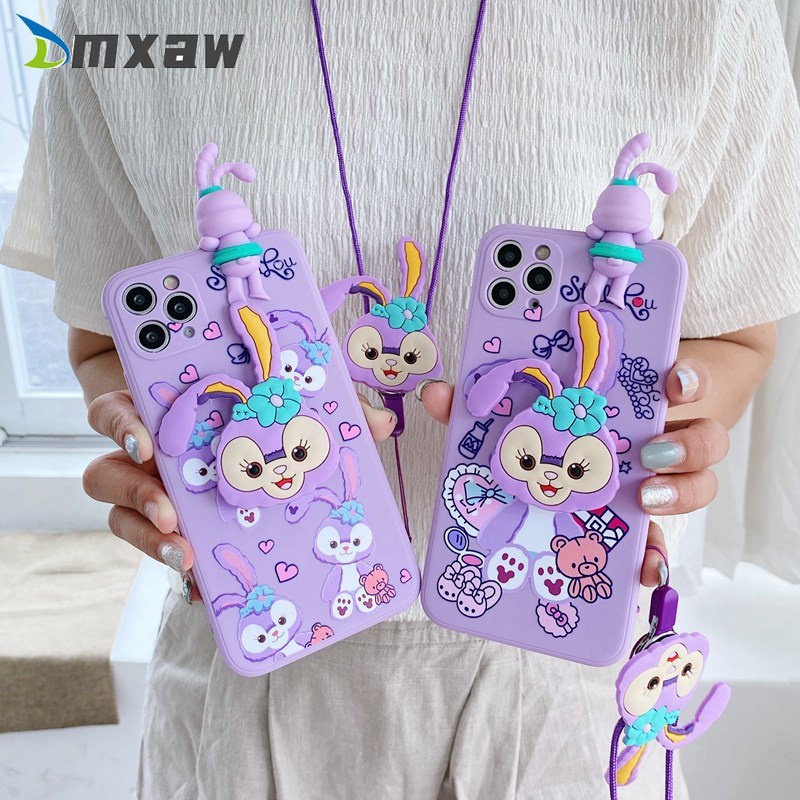 Stellalou Ốp Điện Thoại Mềm Hình Thỏ Cho Samsung Galaxy A53 5G A3 A04S 4G 5G S21 S22 S21 Ultra Plus S22 + S21 + S20 Ultra Plus S20 +