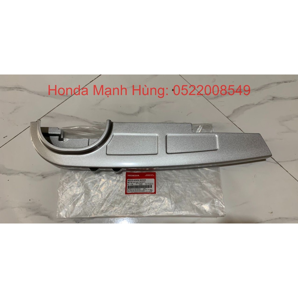 Nắp hộp xích dưới - nắp hộp che sên HONDA WAVE S110, RS110, RSX110 màu Bạc. 40520KWWB20ZA