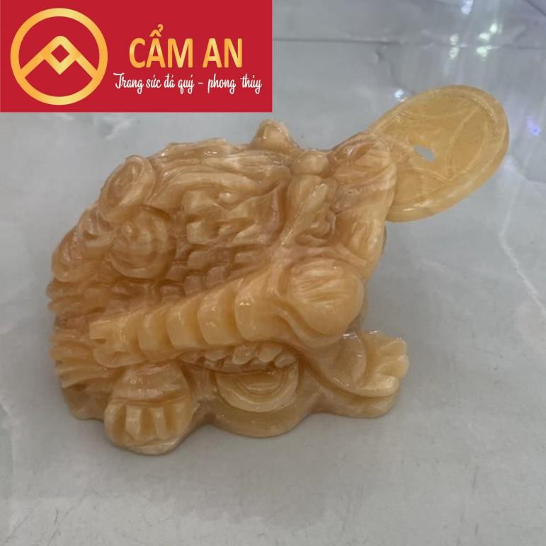 CÓC THIỀM THỪ NGẬM TIỀN TÀI LỘC ĐÁ NGỌC HOÀNG LONG 1.5 kg