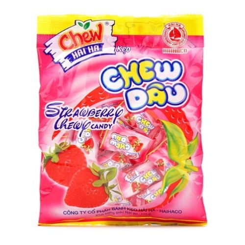 Kẹo Mềm Chew Hải Hà Hương Dâu