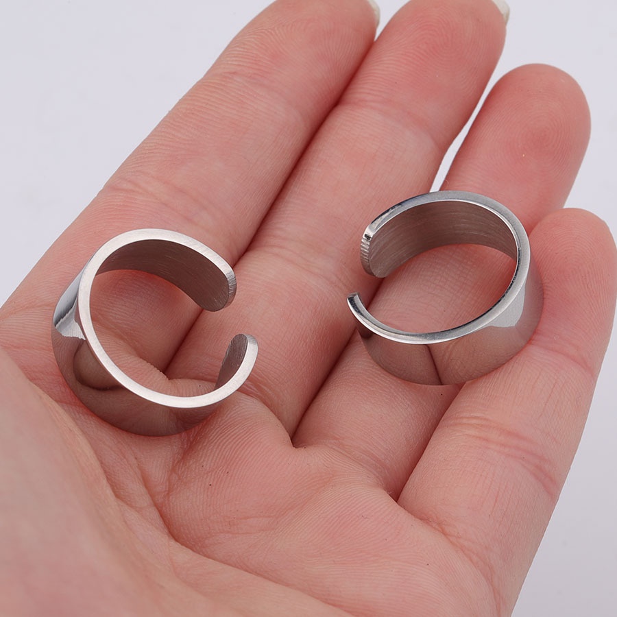 Nhẫn ECGIFT RI002 8mm Chất Liệu Thép Không Gỉ