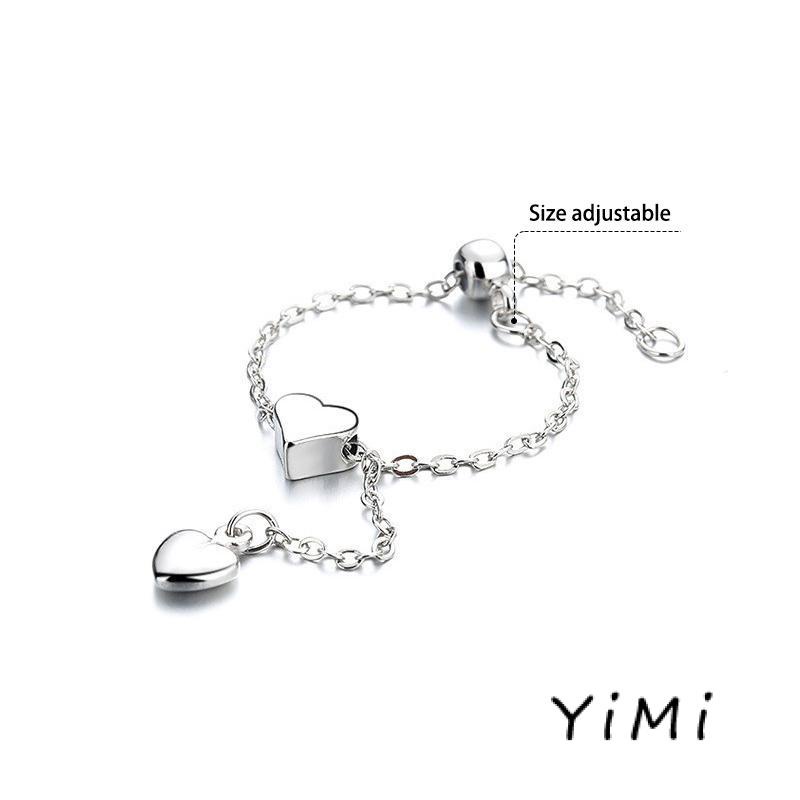 Nhẫn Phối Dây Xích Và Tua Rua Có Thể Điều Chỉnh Thời Trang Dành Cho Nữ