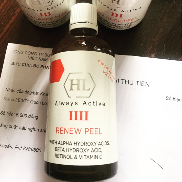 Thay da hoá học HL peel iiii