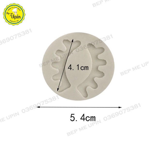 Bộ khuôn silicone làm bánh kỳ lân đầy đủ khuôn unicorn horns ngựa pony
