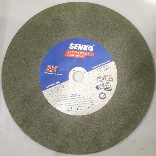 Đá cắt xanh INOX 350 x 3.0 x 25.4 mm SENKA