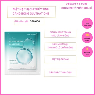 Mặt nạ thủy tinh căng bóng GLUTHATIONE DR LACIR, mặt nạ dưỡng ẩm, trắng da, căng bóng [hộp 6 miếng]