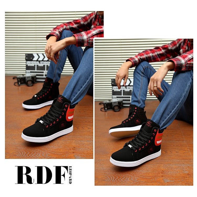 Giày nam cao cổ G18-Trắng | BigBuy360 - bigbuy360.vn