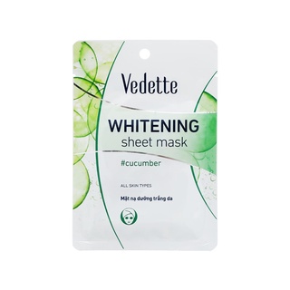 Mat nạ giấy trắng da Vedette Nha dam