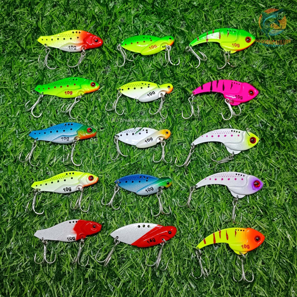 Mồi lure cá sắt orichi,cicada,fishen nặng 10g và 14g lưỡi bkk không rỉ - Mồi câu lure cá sắt siêu nhậy phukiencaulure