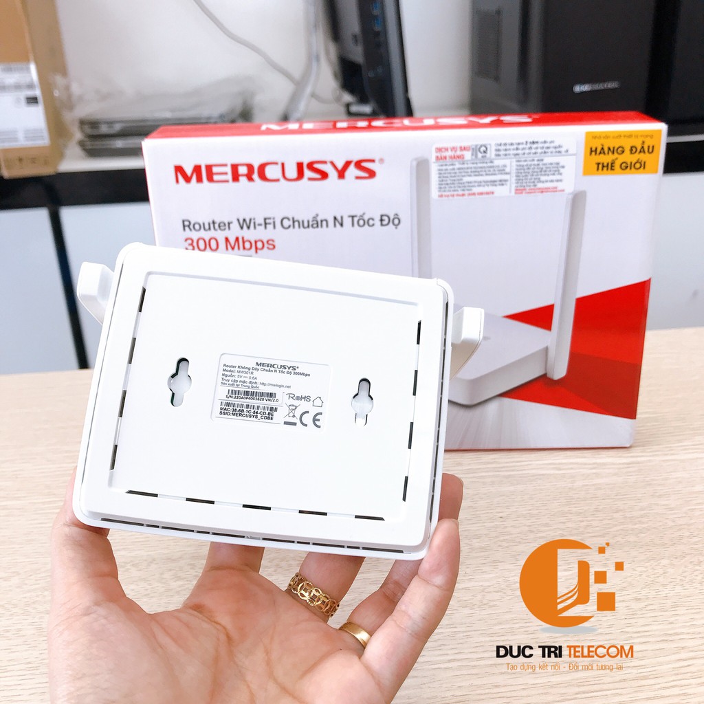 Bộ Phát Sóng Wifi Mercusys MW 301R Chuẩn Tốc Độ 300Mbps - Hàng chính hãng | BigBuy360 - bigbuy360.vn