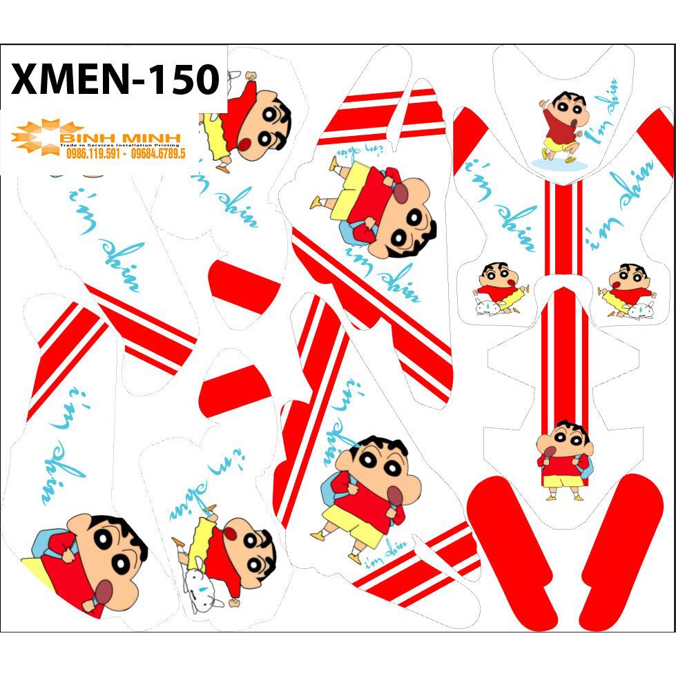Tem trùm  Xe Điện Xmen 150
