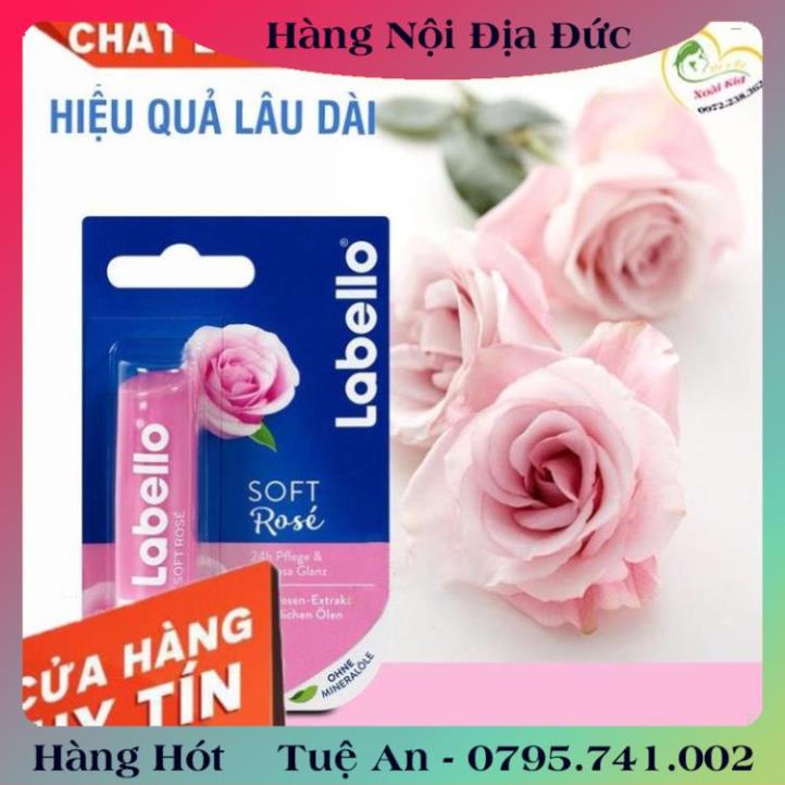 Son dưỡng môi căng mọng, mềm mịn Labello Đức   .