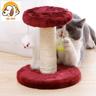 Trụ Cào Móng Cho Mèo Kèm Đồ Chơi