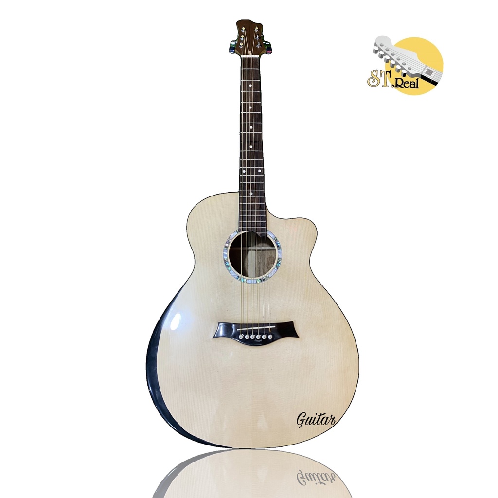 Đàn Guitar Solid Điệp có vát bavel lắp khoá Derjung chính hãng ST.X5