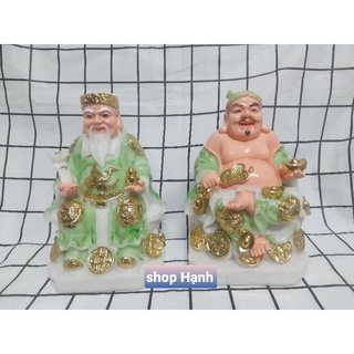 Ông Địa Thần Tài đá_xanh có 4 size