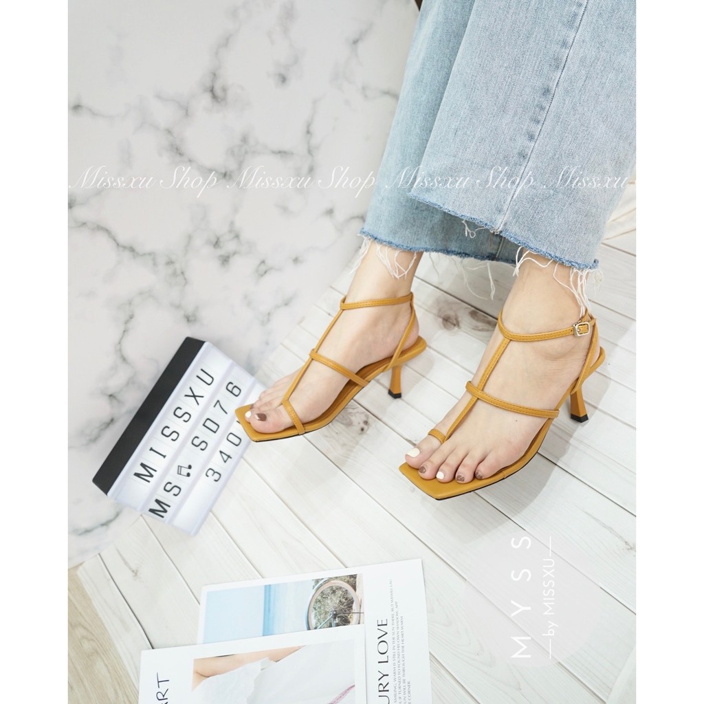 Giày sandal nữ chiến binh xỏ ngón 5cm thời trang MYSS - SD76